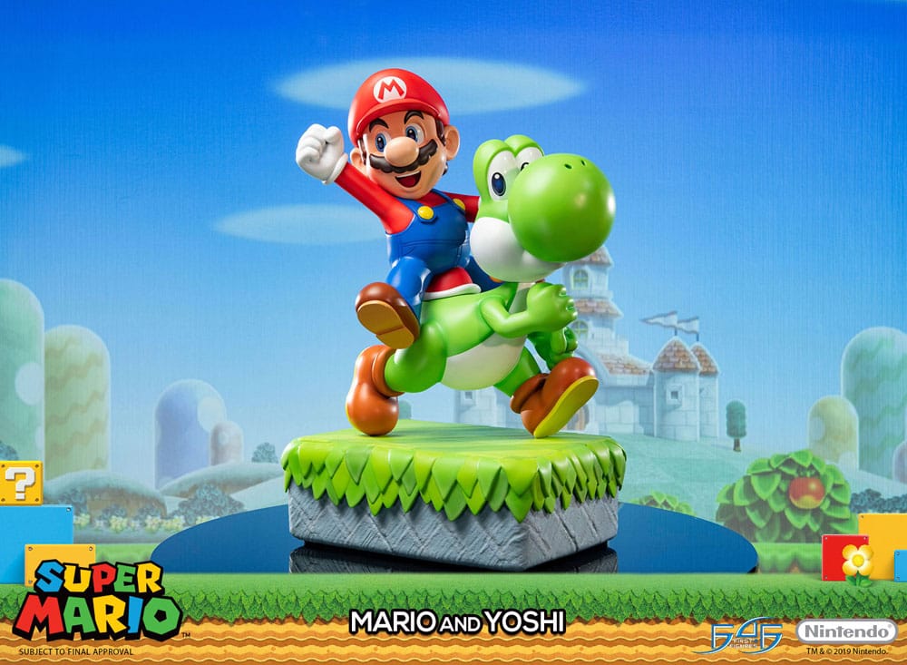 Super Mario Statue Mario & Yoshi 48 cm 5060316622155