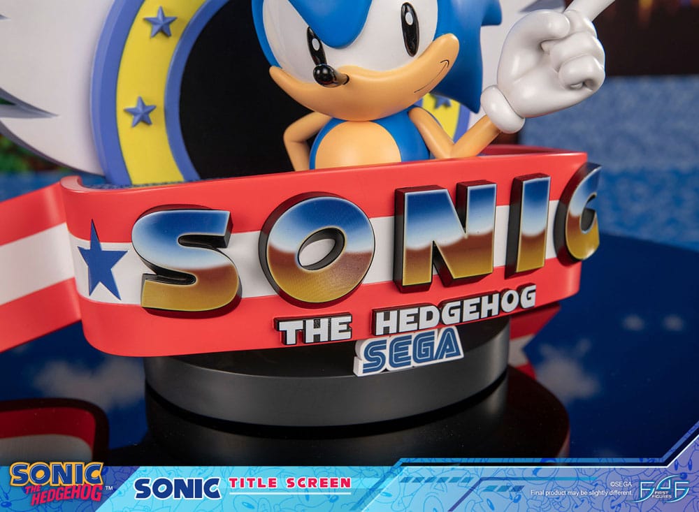 Sonic the Hedgehog Statue Sonic Title Screen 21 cm 5060316628249