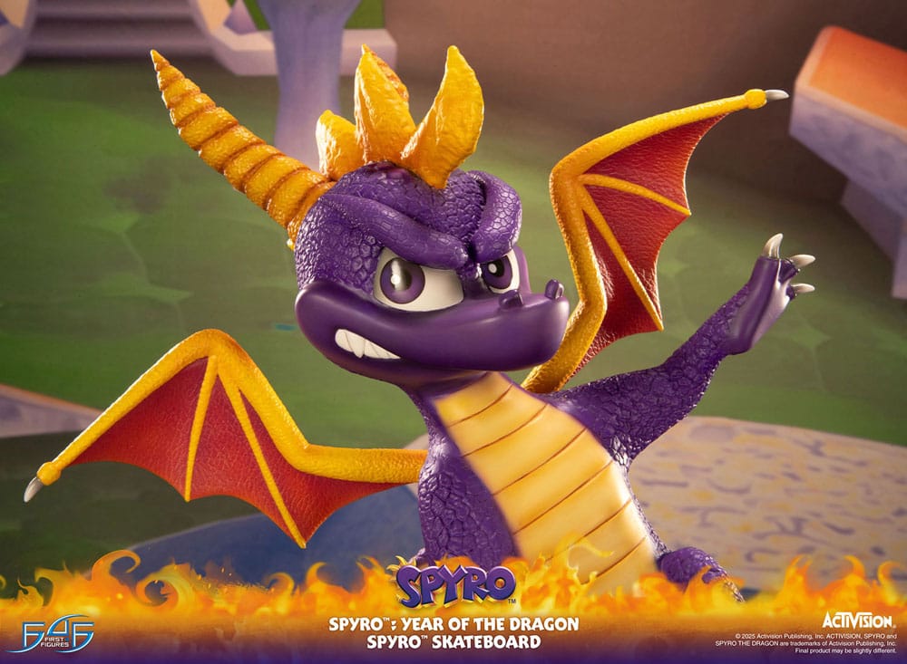 Spyro : Year of the Dragon  PVC Statue Spyro Skateboard 34 cm 5060316627310