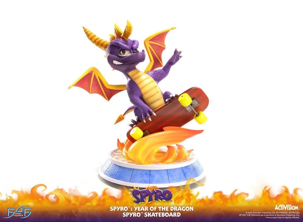 Spyro : Year of the Dragon  PVC Statue Spyro Skateboard 34 cm 5060316627310