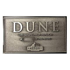 Dune 1984 Replica 1/1 Crysknife Limited Edition 25 cm 5060224085325