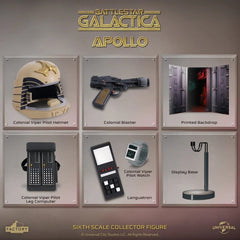 Battlestar Galactica Action Figure 1/6 Captain Apollo 30 cm 5060224086445