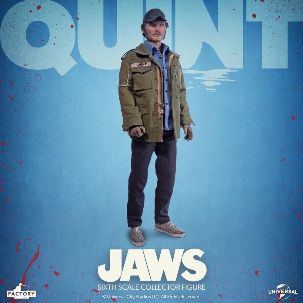 Jaws Action Figure 1/6 Quint 30 cm 5060224088623