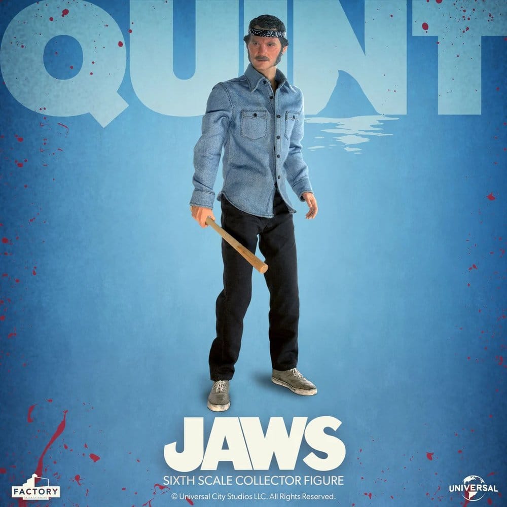 Jaws Action Figure 1/6 Quint 30 cm 5060224088623