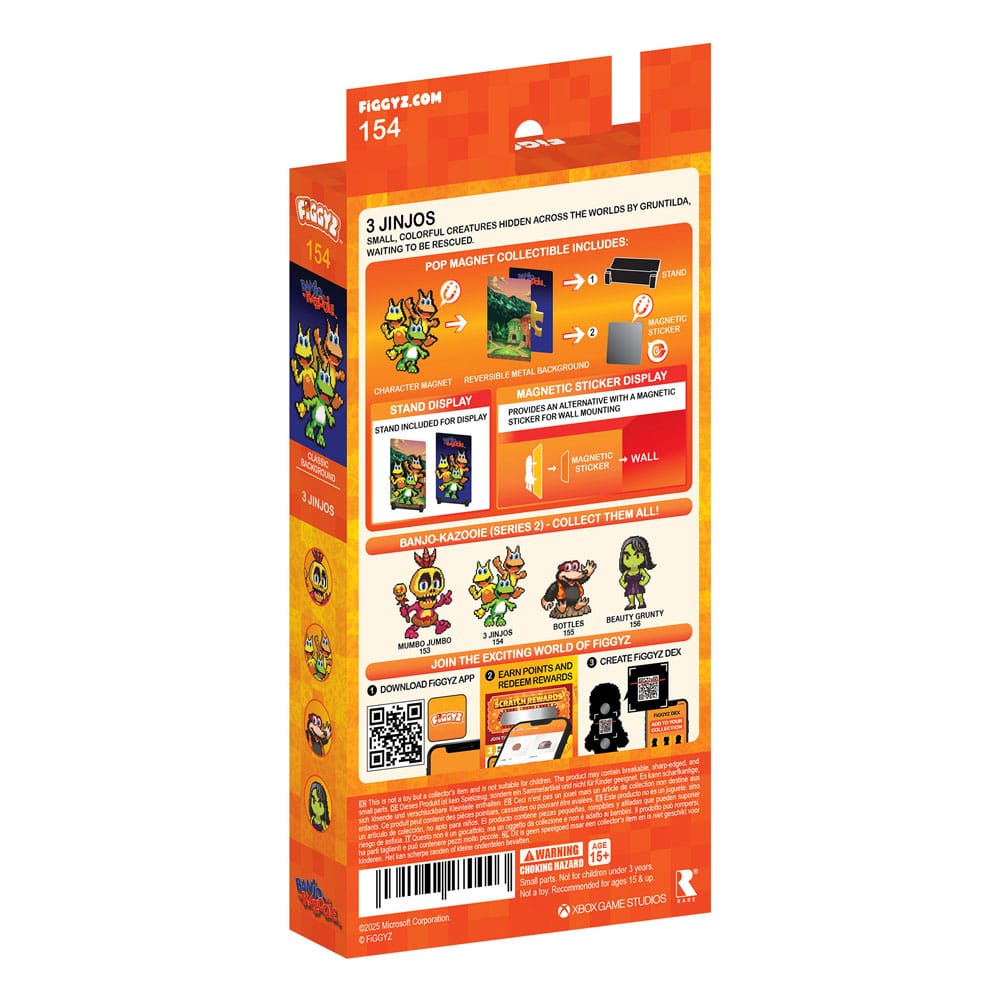 Banjo-Kazooie FiGGYZ Magnet Collectible Jinjos 11 cm 5061062271536