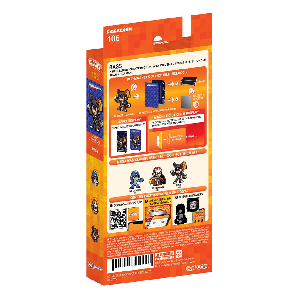 Mega Man FiGGYZ Magnet Collectible Bass 11 cm 5061062271055