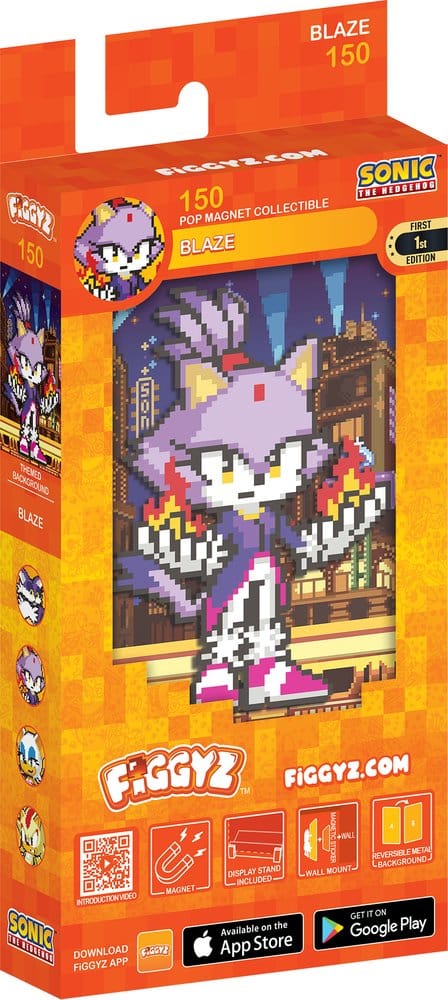 Sonic the Hedgehog (Modern) FiGGYZ Magnet Collectible Blaze the Cat 11 cm 5061062271499