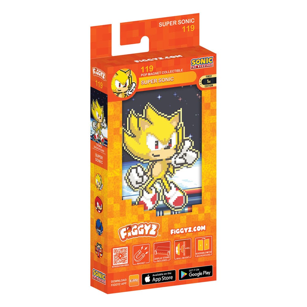 Sonic the Hedgehog (Modern) FiGGYZ Magnet Collectible Super Sonic 11 cm 5061062271185