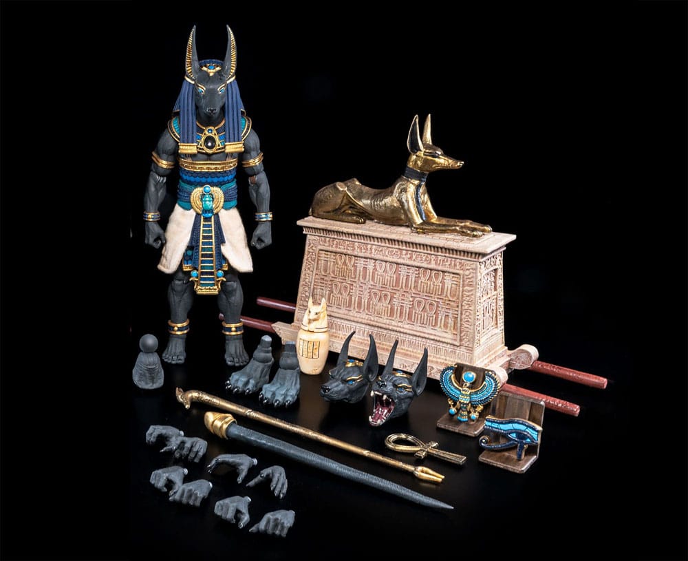 Figura Obscura Actionfigur Anubis Black & Blue 0658580363277