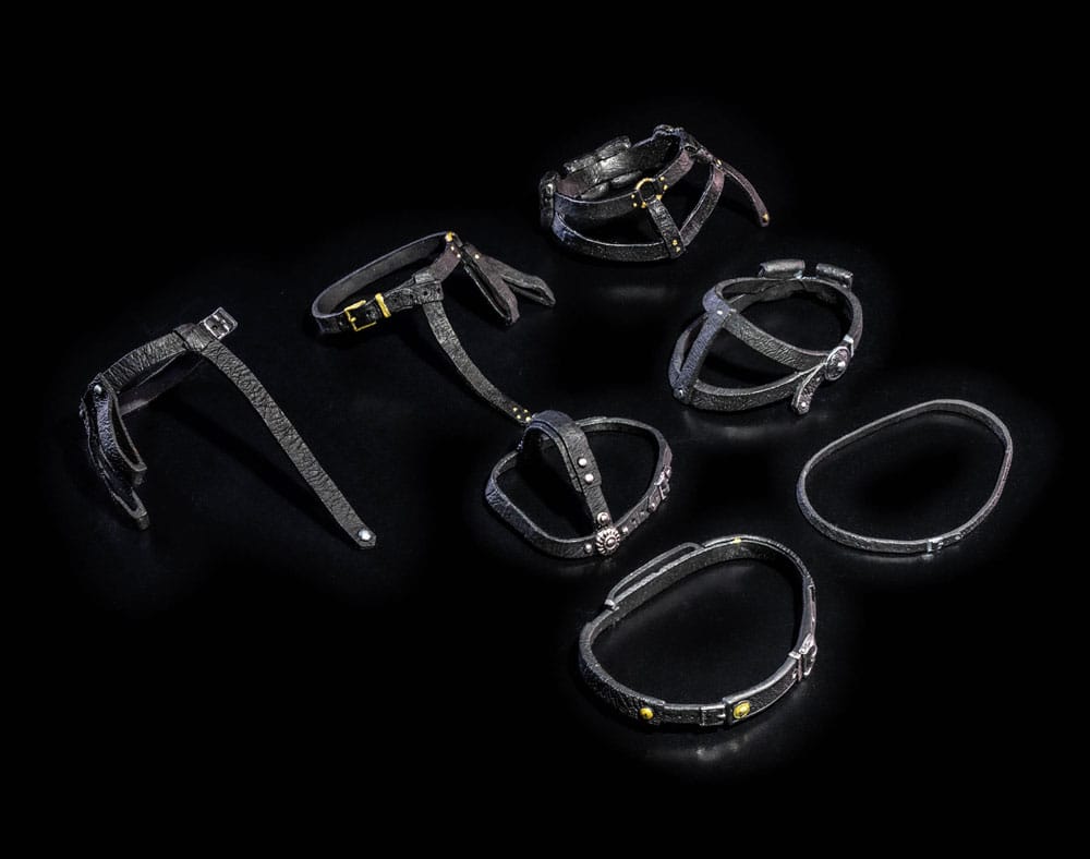 Mythic Legions: All Stars 6 Action Figure Accessorys Belts Pack (Black) 0658580362645
