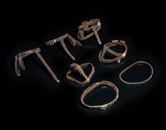 Mythic Legions: All Stars 6 Action Figure Accessorys Belts Pack (Brown) 0658580362652