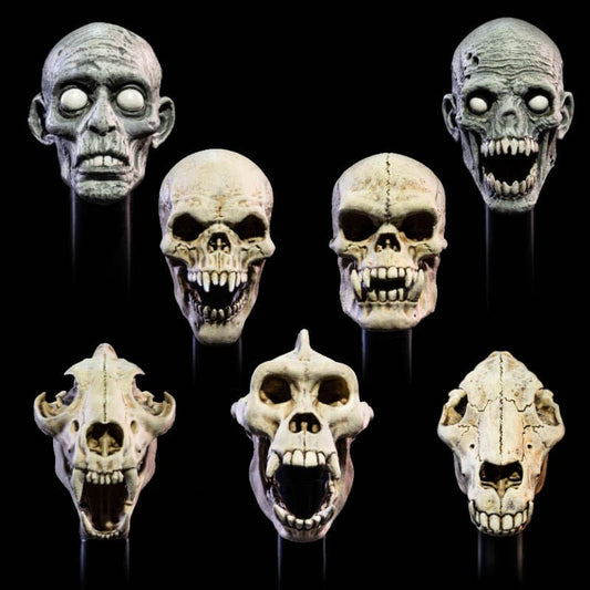 Mythic Legions: All Stars 6 Action Figure Accessorys Undead Heads Pack 0658580362669