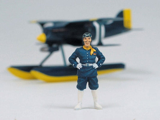 Porco Rosso model kit with figure 1/48 Curtiss R3C-0 Seaplane & Curtis 4536318622024