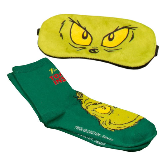 The Grinch Socks & Sleep Mask Set 5060897223017