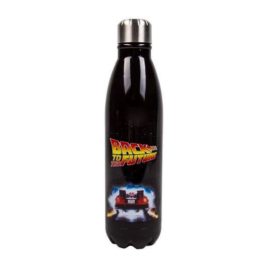 Back to the Future Water Bottle Burning Rubber 5060949241495