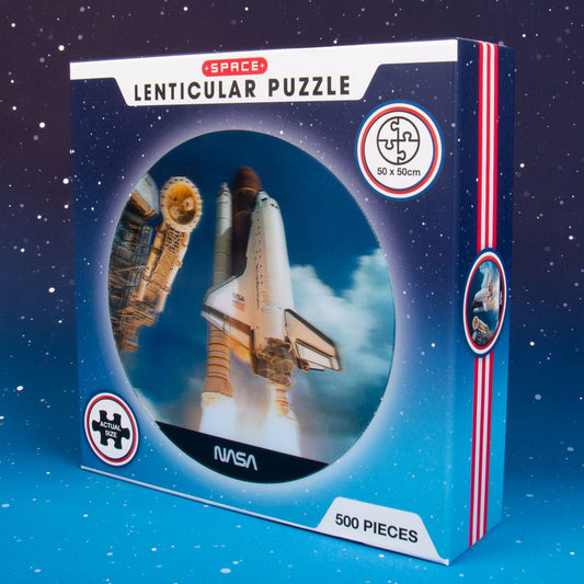 NASA Lenticualar Puzzle Space Shuttle (500 pieces) 5060949245561