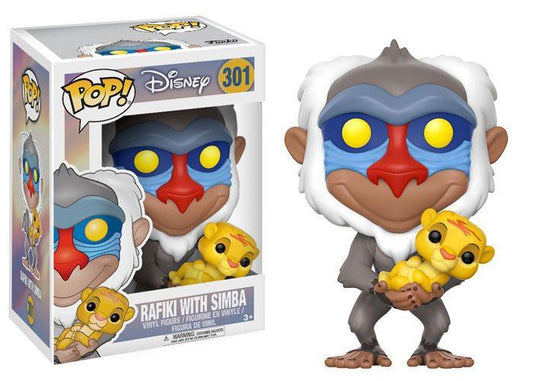 The Lion King POP! Disney Vinyl Figure Rafiki & Simba 9 cm 0889698200950