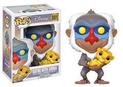 The Lion King POP! Disney Vinyl Figure Rafiki & Simba 9 cm 0889698200950