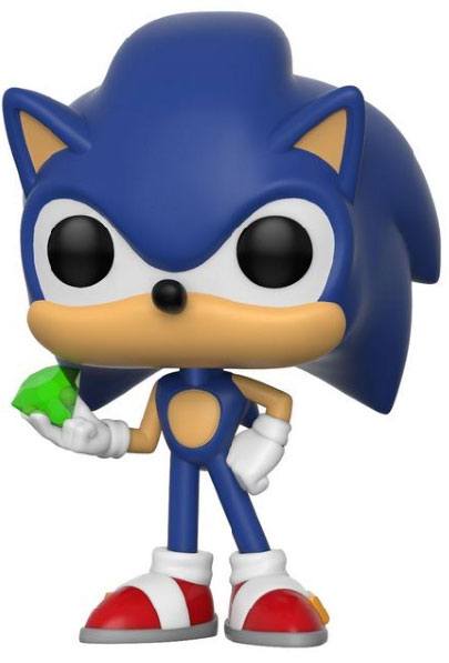 Sonic The Hedgehog POP! Games Vinyl Figure Sonic (Emerald) 9 cm 0889698201476