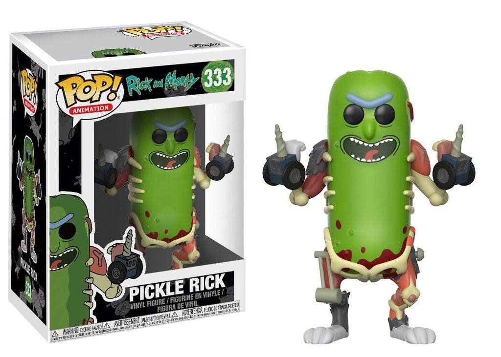 Rick and Morty POP! Animation Vinyl Figure Pickle Rick 9 cm 0889698278546