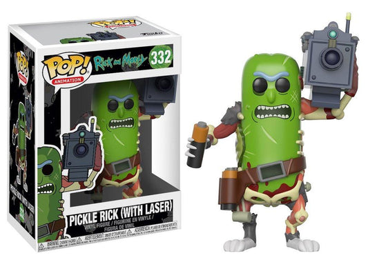 Rick and Morty POP! Animation Vinyl Figure Pickle Rick with Laser 9 cm 0889698278621