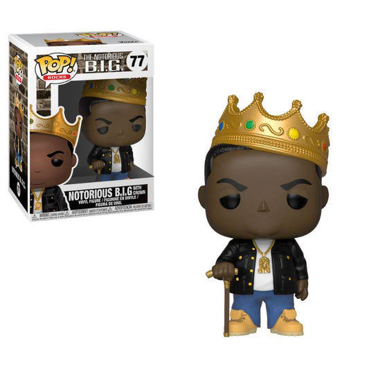 Notorious B.I.G. POP! Rocks Vinyl Figure Notorious B.I.G. with Crown 9 cm  0889698315500