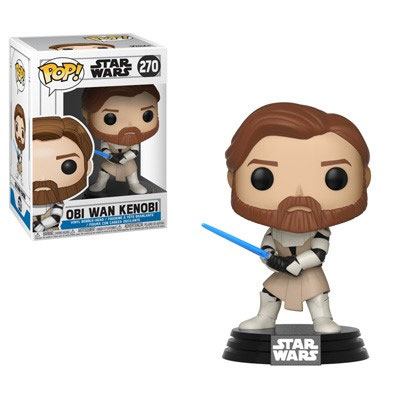 Star Wars Clone Wars POP! Vinyl Bobble-Head Obi Wan Kenobi 9 cm 0889698317962