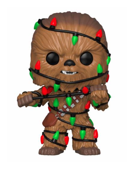 Star Wars POP! Vinyl Bobble-Head Holiday Chewbacca with Lights 9 cm 0889698338868