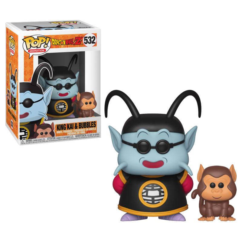 Dragon Ball Z POP! Animation Vinyl Figure King Kai & Bubbles 9 cm 0889698364065