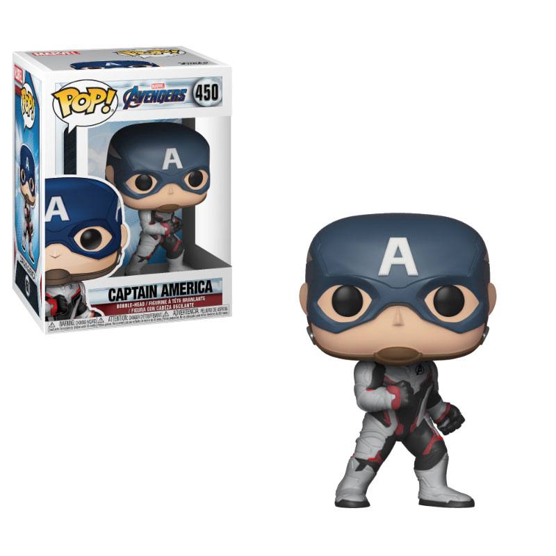 Avengers Endgame POP! Movies Vinyl Figure Captain America 9 cm 0889698366618