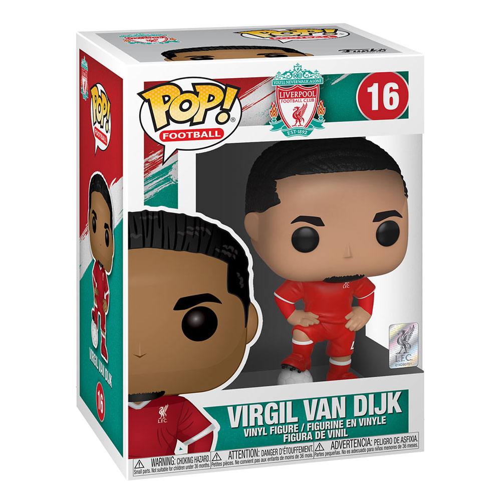 Liverpool F.C. POP! Football Vinyl Figure Virgil Van Dijk 9 Cm - Amuzzi