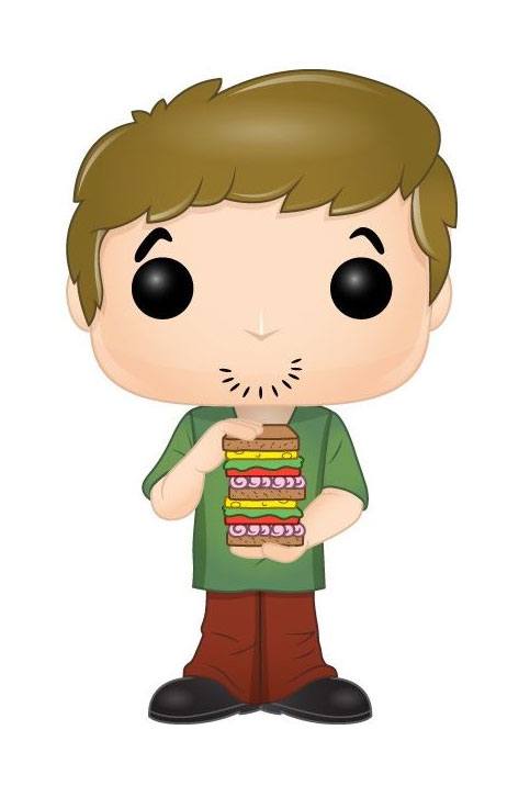 Scooby Doo POP! Animation Vinyl Figure Shaggy w/ Sandwich 9 cm 0889698399494