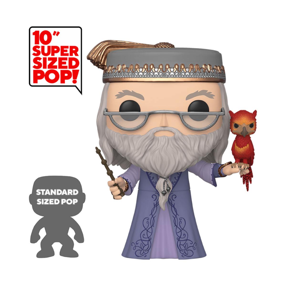 Harry Potter Super Sized POP! Movies Vinyl Figure Dumbledore 25 cm 0889698480383