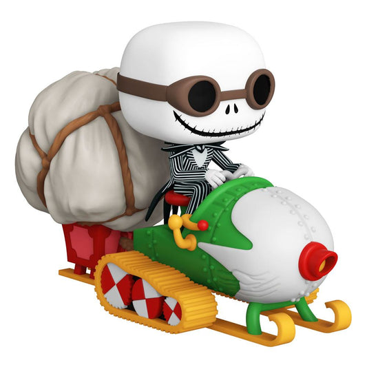 Nightmare before Christmas POP! Rides Vinyl Figure Jack w/Goggles & Snowmobile 18 cm 0889698491464
