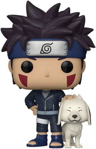 Naruto POP! Animation Vinyl Figure Kiba w/Akamaru 9 cm 0889698498043