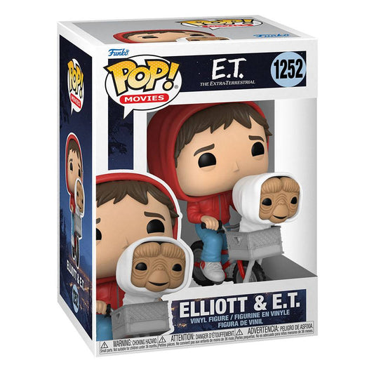 E.T. the Extra-Terrestrial POP! Vinyl Figure Elliot w/ET in Bike Basket 9 cm 0889698507684