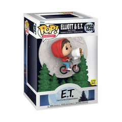 E.T. the Extra-Terrestrial POP! Moment Vinyl Figure Elliot and ET Flying (GITD) 9 cm 0889698507691