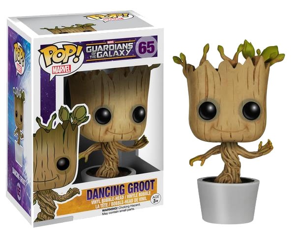 Guardians Of The Galaxy POP! Vinyl Bobble-Head Dancing Groot 10 Cm - Amuzzi