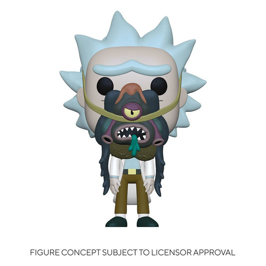 Rick & Morty POP! Animation Vinyl Figure Rick w/ Glorzo 9 cm 0889698552509