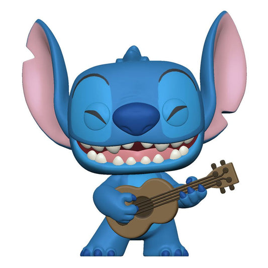 Lilo & Stitch POP! Disney Vinyl Figure Stitch W/Ukelele 9 Cm - Amuzzi 1000