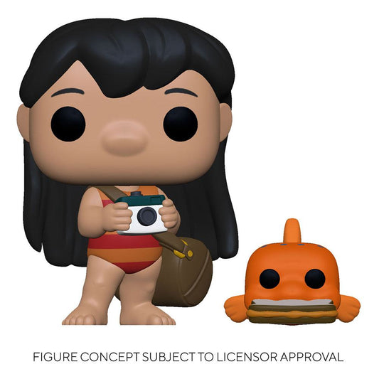 Lilo & Stitch POP! & Buddy Vinyl Figure Lilo W/Pudge 9 Cm - Amuzzi