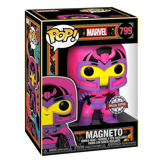 Marvel POP! Vinyl Figure Black Light- Magneto Exclusive 9 cm 0889698556279