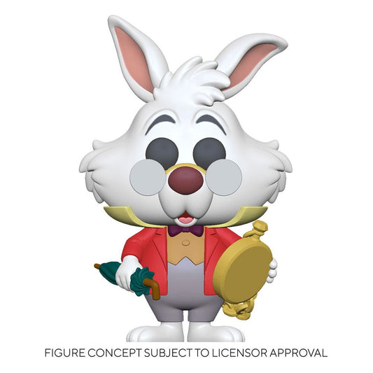 Alice in Wonderland POP! Disney Vinyl Figure White Rabbit w/Watch 9 cm 0889698557399