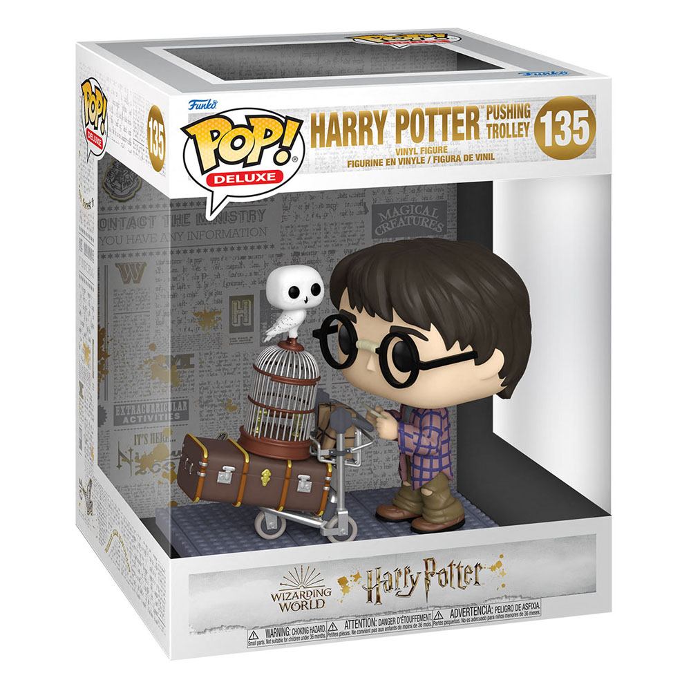 Harry Potter POP! Deluxe Vinyl Figure Harry Pushing Trolley 9 cm 0889698573603