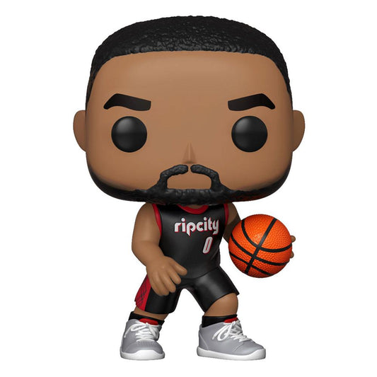 NBA Legends POP! Sports Vinyl Figure Blazers - Damian Lillard (White Jersey) 9 cm 0889698576338