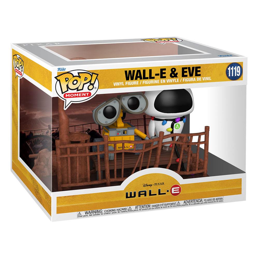 Wall-E POP Moment! Vinyl Figures 2-Pack Wall-E & Eve 9 cm 0889698576536