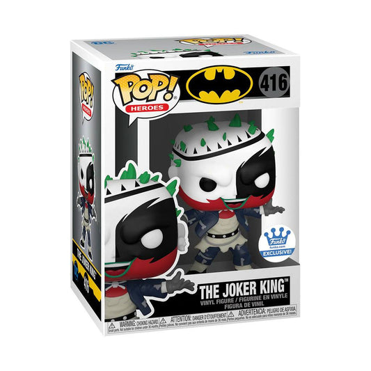 DC Comics POP! Heroes Vinyl Figure The Joker King Exclusive 9 cm 0889698582032