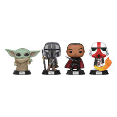 Star Wars POP! Movies Vinyl Figure 4-Pack Mandalorian Holiday 9 cm 0889698585705