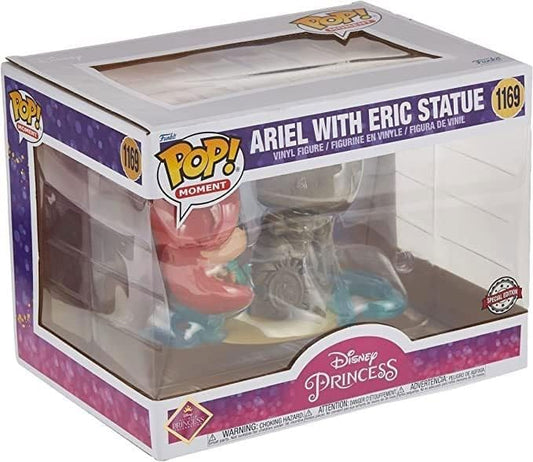Disney POP! Moment Vinyl Figure Ultimate Princess- Ariel & Statue Eric 9 cm 0889698587952