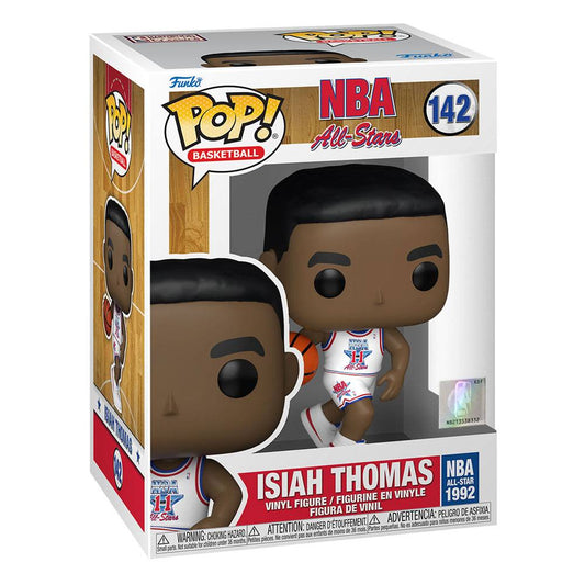 NBA Legends POP! Basketball Vinyl Figure Isiah Thomas (White All Star Uni 1992) 9 cm 0889698593694